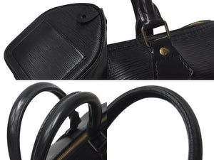 LOUIS VUITTON ルイヴィトン スピーディ25 ハンドバッグ M59022 エピレザー ブラック ゴールド金具 美品 中古 4b001167