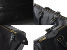 Load image into Gallery viewer, LOUIS VUITTON ルイヴィトン スピーディ25 ハンドバッグ M59022 エピレザー ブラック ゴールド金具 美品 中古 4b001167