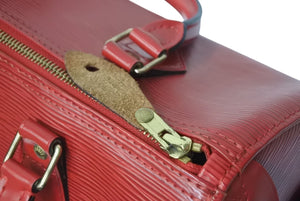 LOUIS VUITTON ルイヴィトン スピーディ25 ハンドバッグ ミニボストンバッグ エピレザー M43017 カスティリアンレッド 美品 中古 4b001168