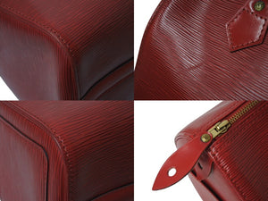 LOUIS VUITTON ルイヴィトン スピーディ25 ハンドバッグ ミニボストンバッグ エピレザー M43017 カスティリアンレッド 美品 中古 4b001168