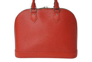 LOUIS VUITTON ルイヴィトン アルマPM ハンドバッグ M40490 エピ レザー ゴールド金具 カスティリアンレッド 美品 中古 4b001170