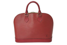 Load image into Gallery viewer, LOUIS VUITTON ルイヴィトン アルマPM ハンドバッグ M5214E エピ レザー ゴールド金具 カスティリアンレッド 美品 中古 4b001171
