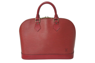 LOUIS VUITTON ルイヴィトン アルマPM ハンドバッグ M5214E エピ レザー ゴールド金具 カスティリアンレッド 美品 中古 4b001171