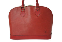 Load image into Gallery viewer, LOUIS VUITTON ルイヴィトン アルマPM ハンドバッグ M5214E エピ レザー ゴールド金具 カスティリアンレッド 美品 中古 4b001171