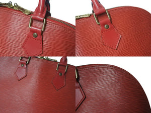 LOUIS VUITTON ルイヴィトン アルマPM ハンドバッグ M5214E エピ レザー ゴールド金具 カスティリアンレッド 美品 中古 4b001171