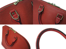 Load image into Gallery viewer, LOUIS VUITTON ルイヴィトン アルマPM ハンドバッグ M5214E エピ レザー ゴールド金具 カスティリアンレッド 美品 中古 4b001171