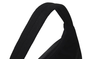 極美品 PRADA プラダ ホーボー ハンドバッグ ワンショルダーバッグ MV515 トライアングルロゴ ナイロン ブラック 中古 4b001175