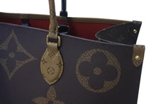 Load image into Gallery viewer, 極美品 LOUIS VUITTON ルイヴィトン モノグラム ジャイアント リバース オンザゴーMM トートバッグ M45321 ブラウン 中古 4b001183