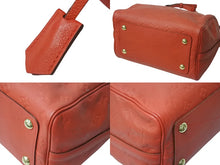 Load image into Gallery viewer, LOUIS VUITTON ルイヴィトン スピーディー25 バンドリエール ハンドバッグ M40758 レッド モノグラムアンプラント レザー 美品 中古 4b001187