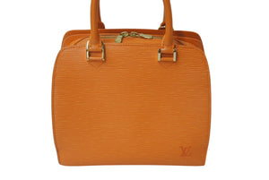 極美品 LOUIS VUITTON ルイヴィトン ポンヌフ ハンドバッグ M5205H エピレザー マンダリン ゴールド金具 中古 4b001188