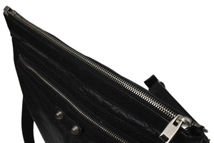 BALENCIAGA バレンシアガ ネオスケッチ ショルダーバッグ ブラック レザー 390924 黒 シルバー金具 美品 中古 4b001208