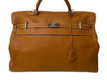 Load image into Gallery viewer, 極美品 激レア HERMES エルメス ケリー50 ハンドバック ゴールド トリヨンクレマンス シルバー金具 □N刻印 中古 4b001269