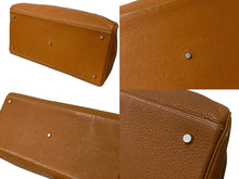 Load image into Gallery viewer, 極美品 激レア HERMES エルメス ケリー50 ハンドバック ゴールド トリヨンクレマンス シルバー金具 □N刻印 中古 4b001269