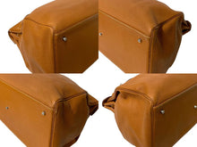 Load image into Gallery viewer, 極美品 激レア HERMES エルメス ケリー50 ハンドバック ゴールド トリヨンクレマンス シルバー金具 □N刻印 中古 4b001269