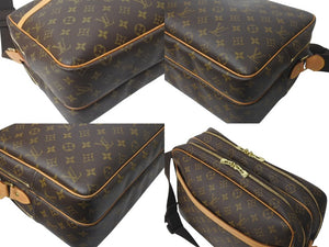 LOUIS VUITTON ルイヴィトン ショルダーバッグ リポーターGM モノグラム M45252 ブラウン ゴールド金具 美品 中古 4b001212