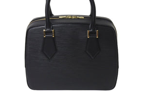 極美品 LOUIS VUITTON ルイヴィトン サブロン ハンドバッグ M52042 ブラック エピレザー ゴールド金具 中古 4b001213