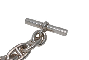 HERMES エルメス ブレスレット シェーヌダンクル TGM 13コマ アクセサリー フランス製 シルバー925 美品 中古 4b001225