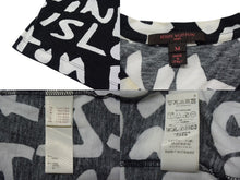 Load image into Gallery viewer, LOUIS VUITTON ルイヴィトン 半袖Tシャツ WOTS09JES サイズM グラフィティ Vネック ブラック ホワイト 美品 中古 4b001227