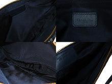 Load image into Gallery viewer, Christian Dior クリスチャンディオール サドルポーチ ワンショルダーバッグ MC 1011 ネイビー キャンバス レザー ゴールド金具 良品 中古 4b001234