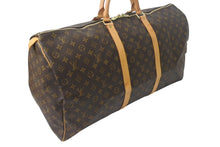 Load image into Gallery viewer, LOUIS VUITTON ルイヴィトン キーポル60 ボストンバッグ M41422 モノグラム PVC レザー ブラウン 美品 中古 4b001236