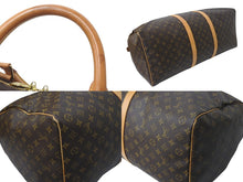 Load image into Gallery viewer, LOUIS VUITTON ルイヴィトン キーポル60 ボストンバッグ M41422 モノグラム PVC レザー ブラウン 美品 中古 4b001236