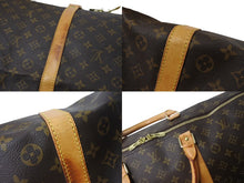 Load image into Gallery viewer, LOUIS VUITTON ルイヴィトン キーポル60 ボストンバッグ M41422 モノグラム PVC レザー ブラウン 美品 中古 4b001236