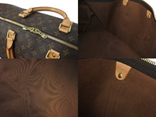 Load image into Gallery viewer, LOUIS VUITTON ルイヴィトン キーポル60 ボストンバッグ M41422 モノグラム PVC レザー ブラウン 美品 中古 4b001236