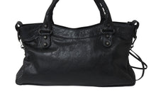 Load image into Gallery viewer, BALENCIAGA バレンシアガ ハンドバッグ ファースト ブラック レザー 103208 ブラック金具 美品 中古 4b001267