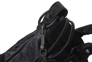 BALENCIAGA バレンシアガ ハンドバッグ ファースト ブラック レザー 103208 ブラック金具 美品 中古 4b001267
