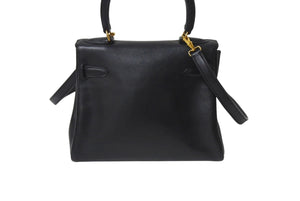 エルメス HERMES ○V刻印 ミニケリー 20 ブラック ヴォーガリバー 内縫い 2WAY ショルダーバッグ 美品 中古 4b001272