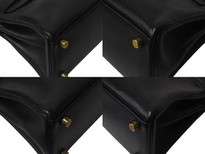 エルメス HERMES ○V刻印 ミニケリー 20 ブラック ヴォーガリバー 内縫い 2WAY ショルダーバッグ 美品 中古 4b001272