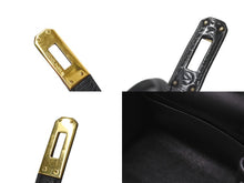 Load image into Gallery viewer, エルメス HERMES ○V刻印 ミニケリー 20 ブラック ヴォーガリバー 内縫い 2WAY ショルダーバッグ 美品 中古 4b001272