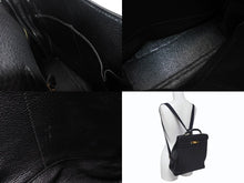 Load image into Gallery viewer, HERMES エルメス ケリーアドGM リュックサック バッグパック トゴ ブラック ゴールド金具 美品 中古 4b001273