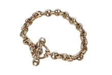 Load image into Gallery viewer, 極美品 HOORSENBUHS ホーセンブース OPEN-LINK BRACELET オープンリンクブレスレット 重量約32.1g 全長約18cm 18K 6PD 中古 4b001292