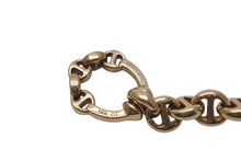 Load image into Gallery viewer, 極美品 HOORSENBUHS ホーセンブース OPEN-LINK BRACELET オープンリンクブレスレット 重量約32.1g 全長約18cm 18K 6PD 中古 4b001292