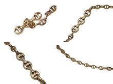 Load image into Gallery viewer, 極美品 HOORSENBUHS ホーセンブース OPEN-LINK NECKLACE オープンリンクネックレス 重量約29.8g 全長約41cm 18K 14PD 中古 4b001292