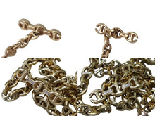 Load image into Gallery viewer, 極美品 HOORSENBUHS ホーセンブース OPEN-LINK NECKLACE オープンリンクネックレス 重量約29.8g 全長約41cm 18K 14PD 中古 4b001292