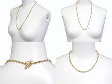 Load image into Gallery viewer, 極美品 HOORSENBUHS ホーセンブース OPEN-LINK NECKLACE オープンリンクネックレス 重量約29.8g 全長約41cm 18K 14PD 中古 4b001292