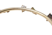 Load image into Gallery viewer, Bijou de M ビジュードエム Color Stone Bangle カラーストーンバングル 重量約11.1g シルバ−925 GP マルチカラーストーン 美品 中古 4b001296