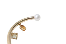 Load image into Gallery viewer, Bijou de M ビジュードエム Color Stone Bangle カラーストーンバングル 重量約11.1g シルバ−925 GP マルチカラーストーン 美品 中古 4b001296