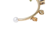 Load image into Gallery viewer, Bijou de M ビジュードエム Color Stone Bangle カラーストーンバングル 重量約11.1g シルバ−925 GP マルチカラーストーン 美品 中古 4b001296