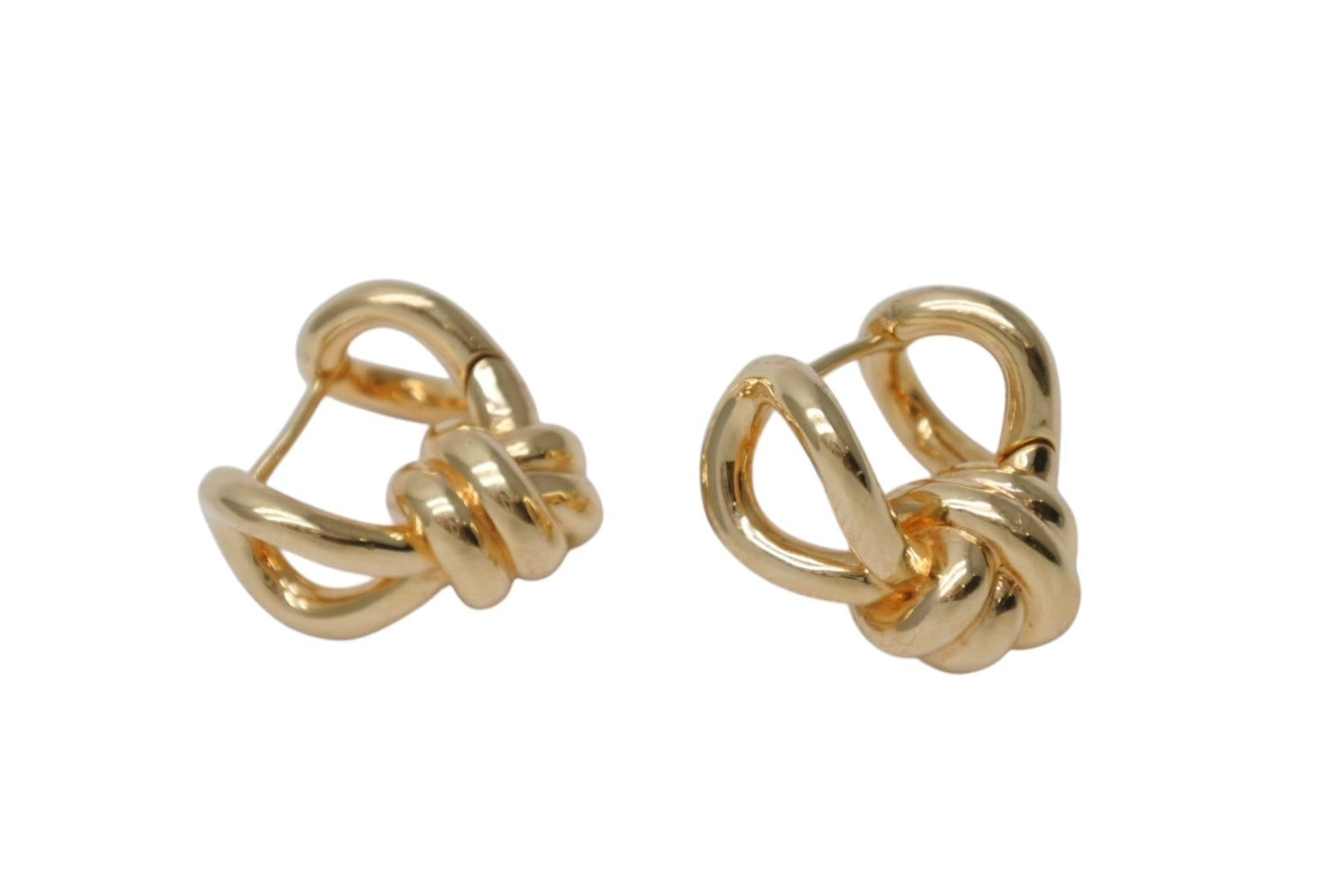 Bottega Veneta ピアス　美品 イエローゴールドラージ フィン ピアス| Bottega Veneta® 日本