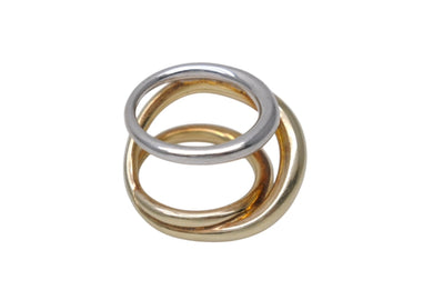 Charlotte Chesnais シャルロットシェネ バーグトリプレットリング 指輪 22BA045VEAR 重量約10.5g サイズ11.5号 美品 中古 4b001304