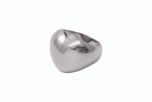 Load image into Gallery viewer, Bijou de M ビジュードエム Plump Heart ぷっくりハートリング 指輪 重量約8.3g サイズ9号 シルバー SILVER刻印 美品 中古 4b001306