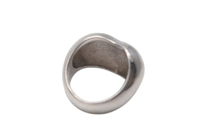 Bijou de M ビジュードエム Plump Heart ぷっくりハートリング 指輪 重量約8.3g サイズ9号 シルバー SILVER刻印 美品 中古 4b001306