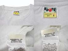 Load image into Gallery viewer, A BATHING APE アベイシングエイプ 半袖Tシャツ サイズ レディースS ピンクカモ ホワイト コットン ベイプ 美品 中古 4b001331