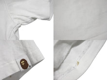 Load image into Gallery viewer, A BATHING APE アベイシングエイプ 半袖Tシャツ サイズ レディースS ピンクカモ ホワイト コットン ベイプ 美品 中古 4b001331