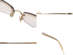 CHANEL シャネル リムレス サングラス メガネ ラインストーンココマーク 4093-B ブラウン ゴールド サイズ56□16 良品 中古 4b001361