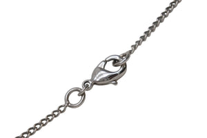 極美品 CHANEL シャネル ネックレス ココマーク アクセサリー ラインストーン イタリア製 09V刻印 5.6g シルバー 中古 4b001367