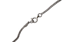 Load image into Gallery viewer, CHANEL シャネル ネックレス ココマーク アクセサリー C17V刻印 フランス製 メタル シルバー ブラック 美品 中古 4b001370